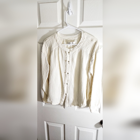 We The Free Tops - WE THE FREE LONG SLEEVE SIZE XS OVERSIZED TOP